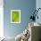 Line Study Green-Charles McMullen-Framed Art Print displayed on a wall