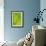 Line Study Green-Charles McMullen-Framed Art Print displayed on a wall