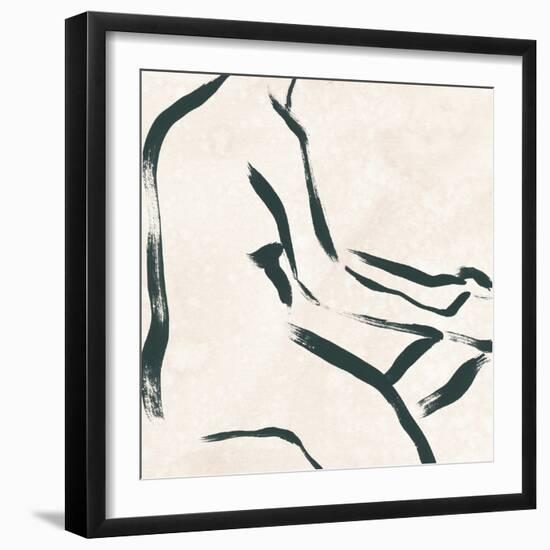 Line Study I-June Vess-Framed Premium Giclee Print