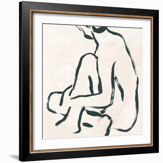 Line Study II-June Vess-Framed Art Print