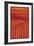 Line Study Orange-Charles McMullen-Framed Art Print