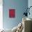 Line Study Red-Charles McMullen-Premium Giclee Print displayed on a wall