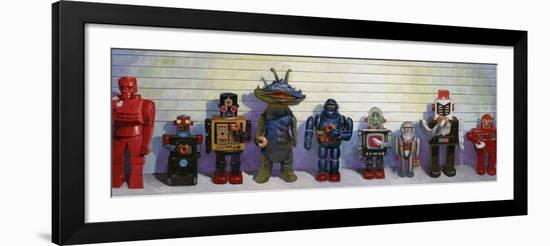 Line-Up-Eric Joyner-Framed Giclee Print