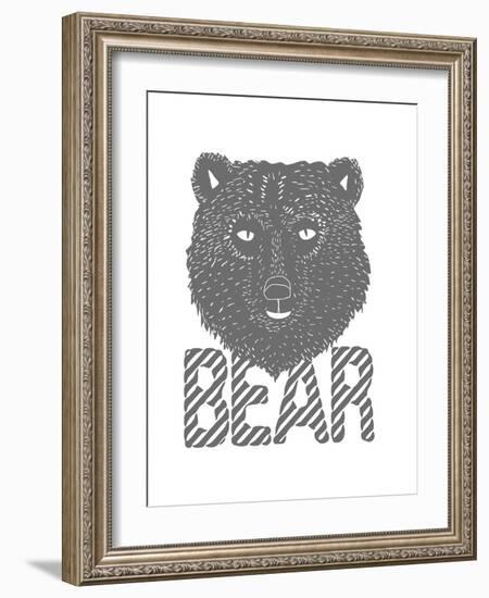 Linear - Bear-Myriam Tebbakha-Framed Giclee Print