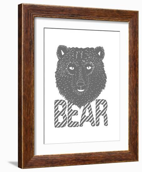 Linear - Bear-Myriam Tebbakha-Framed Giclee Print