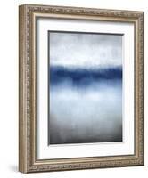 Linear Blue Horizon-Kari Taylor-Framed Giclee Print