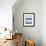 Linear Blue Horizon-Kari Taylor-Framed Giclee Print displayed on a wall