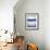 Linear Blue Horizon-Kari Taylor-Framed Giclee Print displayed on a wall