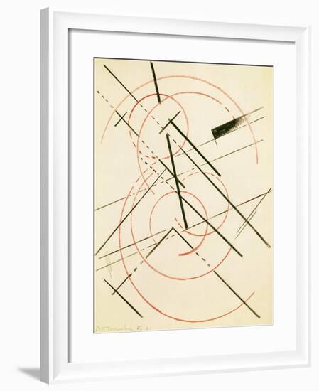 Linear Composition-Lyubov Sergeevna Popova-Framed Giclee Print