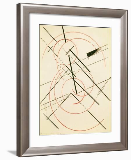 Linear Composition-Lyubov Sergeevna Popova-Framed Giclee Print