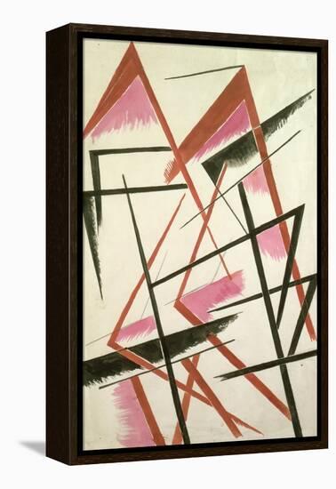 Linear Construction, c.1921-Liubov Sergeevna Popova-Framed Premier Image Canvas