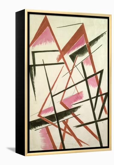 Linear Construction, c.1921-Liubov Sergeevna Popova-Framed Premier Image Canvas