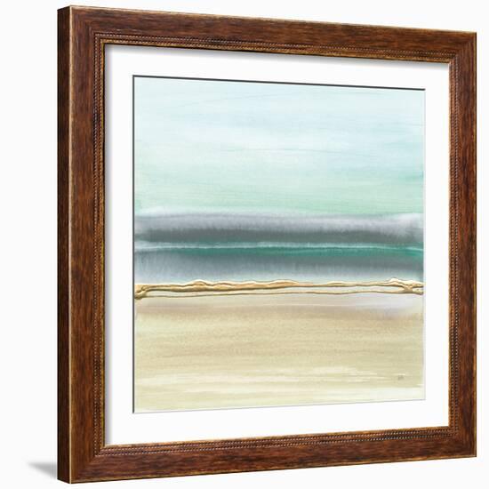 Linear Emerald I-Chris Paschke-Framed Art Print