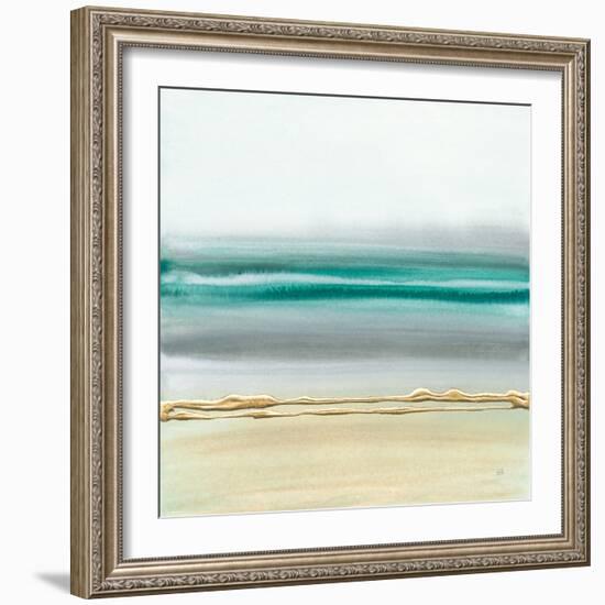 Linear Emerald II-Chris Paschke-Framed Art Print