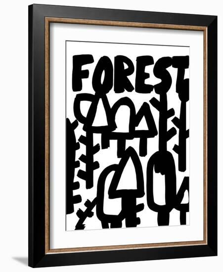 Linear Forest-Sarah Corynen-Framed Giclee Print