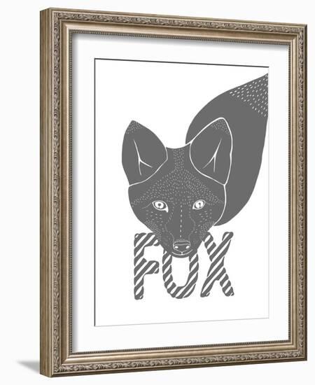 Linear - Fox-Myriam Tebbakha-Framed Giclee Print