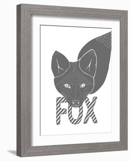 Linear - Fox-Myriam Tebbakha-Framed Giclee Print