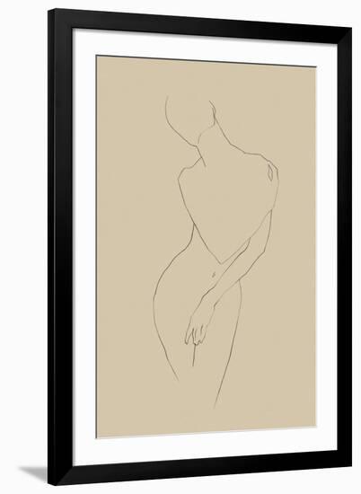 Linear Her-Aurora Bell-Framed Giclee Print