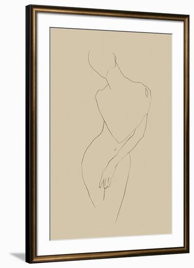 Linear Her-Aurora Bell-Framed Giclee Print