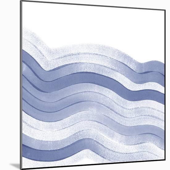 Linear Ocean - Depth-Maja Gunnarsdottir-Mounted Giclee Print