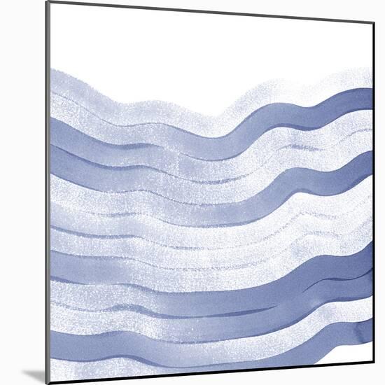 Linear Ocean - Layer-Maja Gunnarsdottir-Mounted Giclee Print