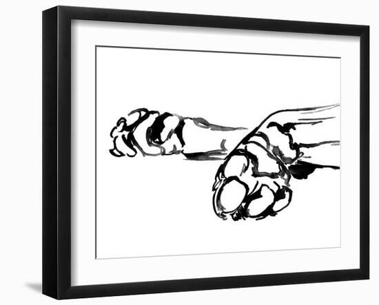 Linear Paws II-Jennifer Parker-Framed Art Print