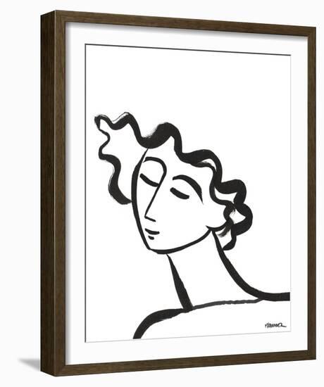 Linear Portrait - Daydreams-Marsha Hammel-Framed Giclee Print