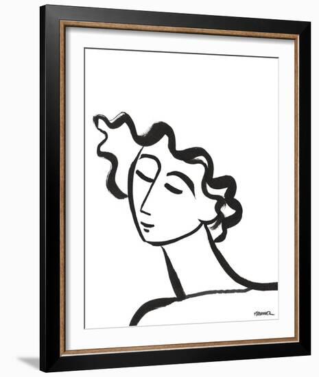 Linear Portrait - Daydreams-Marsha Hammel-Framed Giclee Print