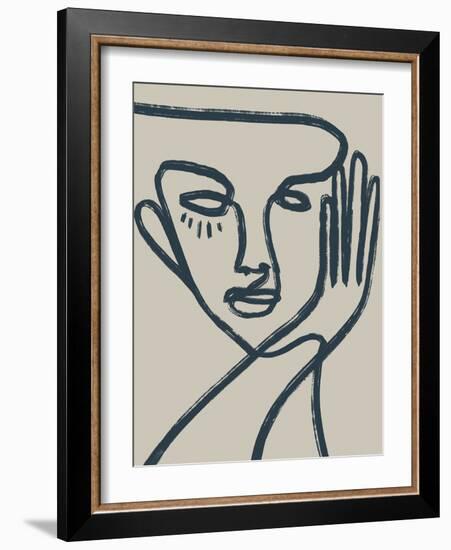 Linear Portrait - Look-Chloe Watts-Framed Giclee Print