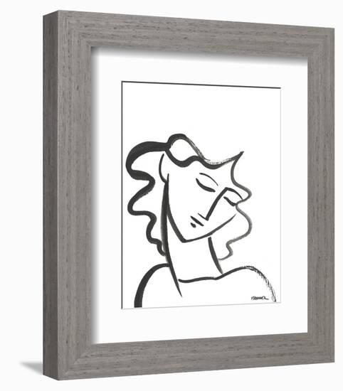 Linear Portrait - Reflection-Marsha Hammel-Framed Art Print