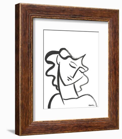 Linear Portrait - Reflection-Marsha Hammel-Framed Art Print