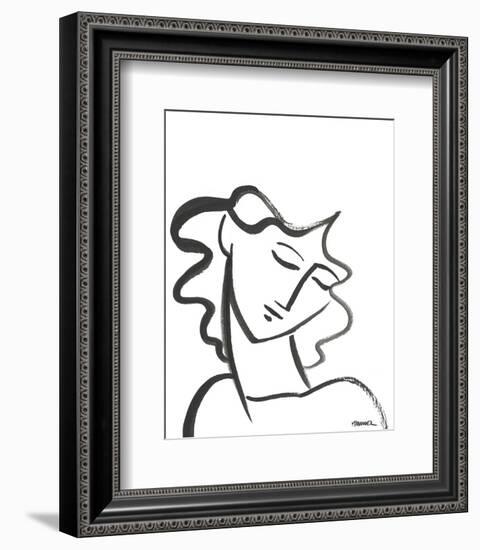 Linear Portrait - Reflection-Marsha Hammel-Framed Art Print