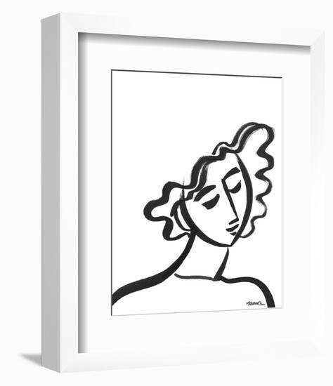 Linear Portrait - Reverie-Marsha Hammel-Framed Art Print