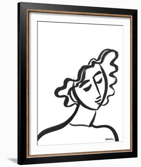 Linear Portrait - Reverie-Marsha Hammel-Framed Giclee Print