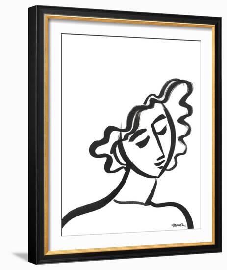 Linear Portrait - Reverie-Marsha Hammel-Framed Giclee Print