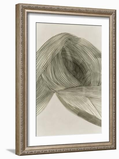 Linear Sage Pathways I-Isabelle Z-Framed Art Print
