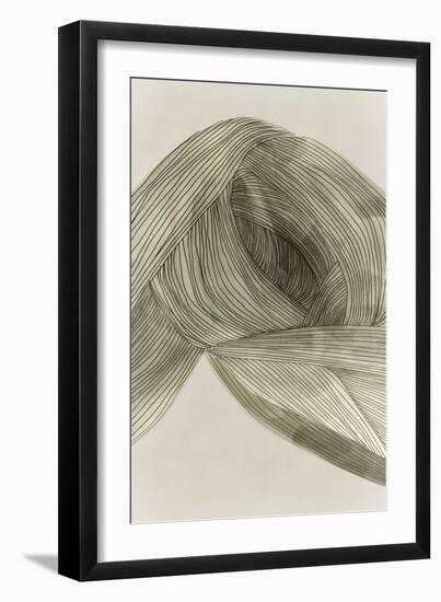 Linear Sage Pathways I-Isabelle Z-Framed Art Print