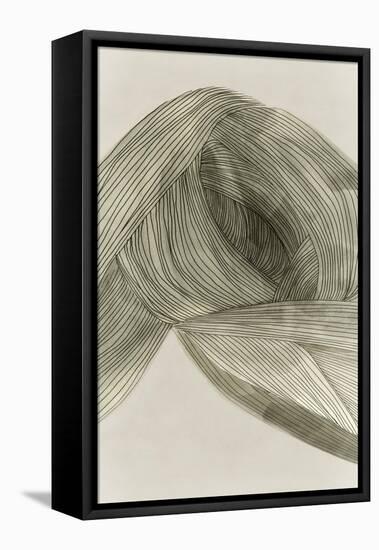 Linear Sage Pathways I-Isabelle Z-Framed Stretched Canvas