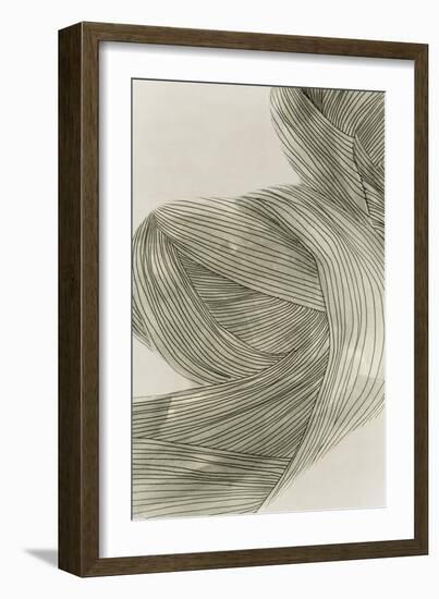 Linear Sage Pathways II-Isabelle Z-Framed Premium Giclee Print