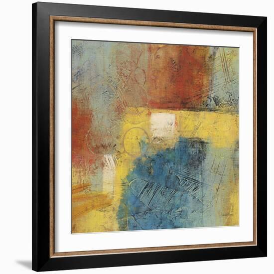 Linear Yellow 1-Gabriela Villarreal-Framed Art Print