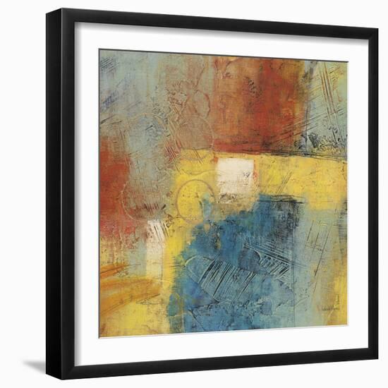 Linear Yellow 1-Gabriela Villarreal-Framed Art Print