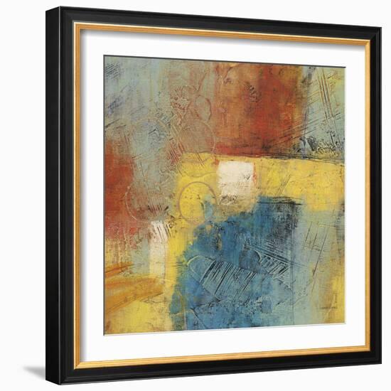 Linear Yellow 1-Gabriela Villarreal-Framed Art Print