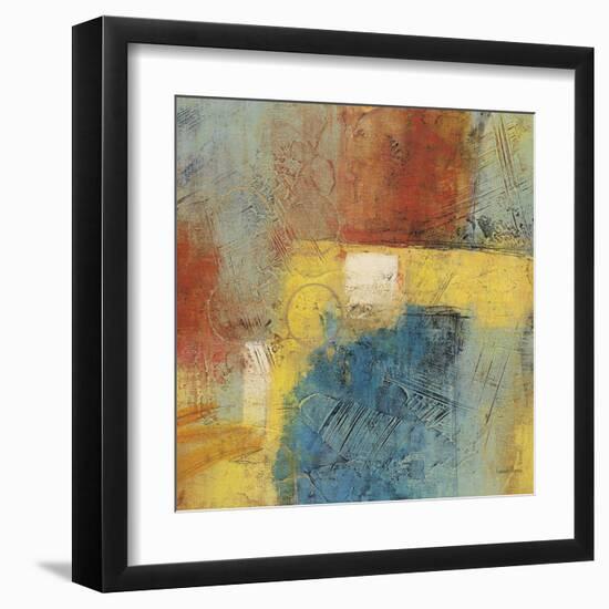 Linear Yellow 1-Gabriela Villarreal-Framed Art Print