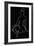 lineart_nude black pica_002_Black-1x Studio II-Framed Giclee Print