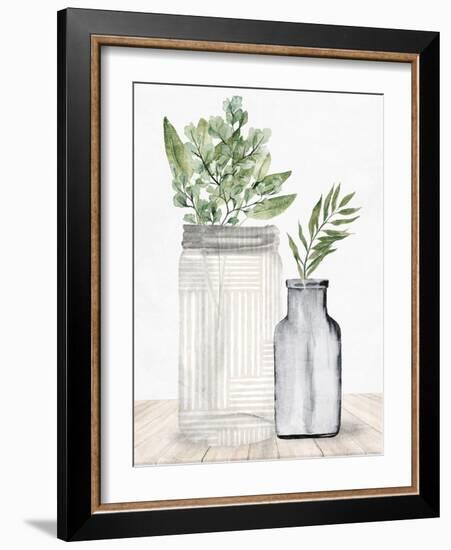 Lined Vase 2-Kimberly Allen-Framed Art Print