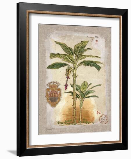 Linen Banana Palm Tree-Chad Barrett-Framed Art Print