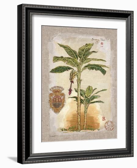 Linen Banana Palm Tree-Chad Barrett-Framed Art Print