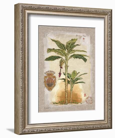 Linen Banana Palm Tree-Chad Barrett-Framed Art Print