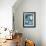 Linen & Blue Ferns II-Vision Studio-Framed Art Print displayed on a wall