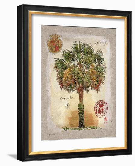 Linen Cabbage Palm Tree-Chad Barrett-Framed Art Print